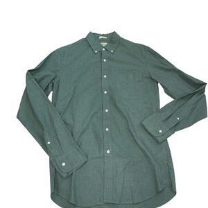 J. Crew Men’s Slim Fit 100% Cotton Button Down Shirt - Green - Size S